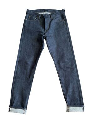 NWOT Selvedge Japanese Denim Uniqlo Jeans Slim Straight Fit 30X32